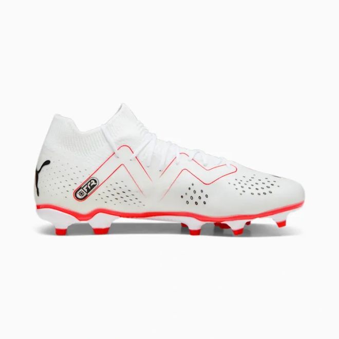 Afbeelding van Puma Future Match FG Voetbalschoenen White Black Fire Orchid