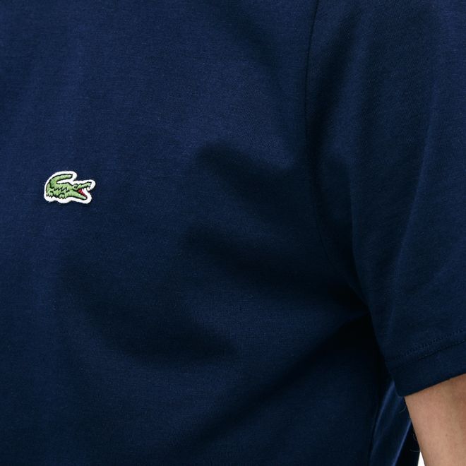 Afbeelding van Lacoste T-shirt met Ronde Hals Navy