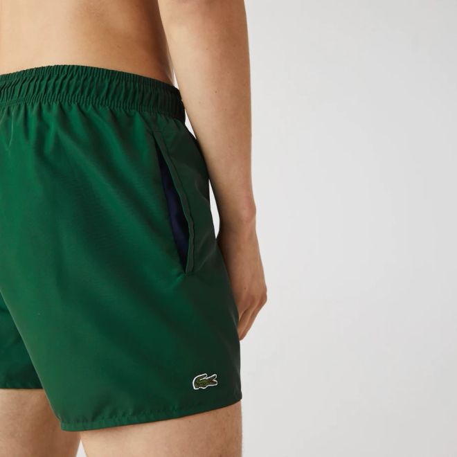 Afbeelding van Lacoste Short Green/Navy/Blue