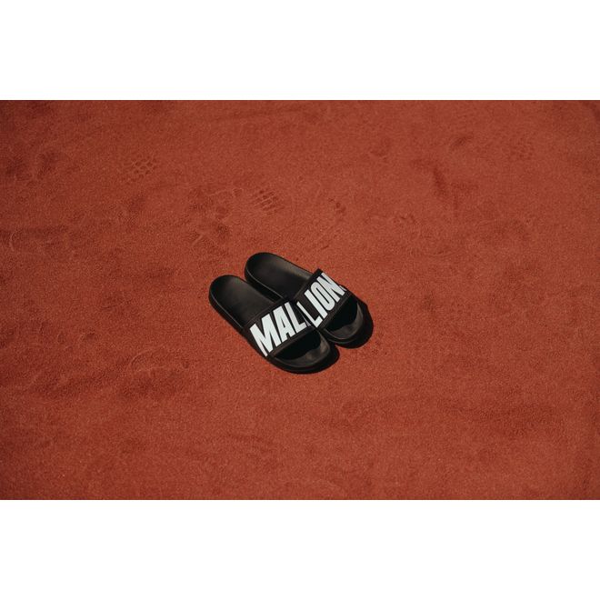 Afbeelding van Malelions Sport Nium Slides Black White