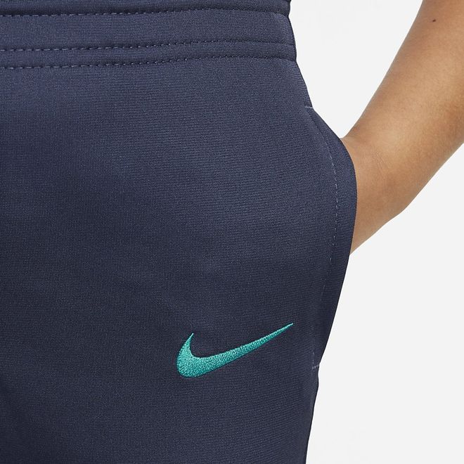 Afbeelding van FC Barcelona Strike Nike Dri-FIT Voetbaltrainingspak met Capuchon Kleuters Thunder Blue