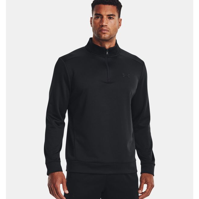 Afbeelding van Under Armour Fleece met korte rits voor heren Black