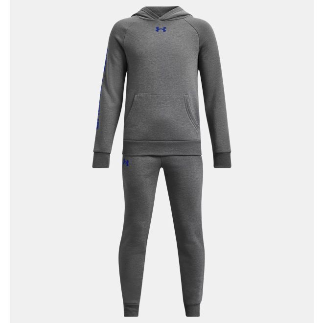 Afbeelding van Under Armour Rival Fleece Trainingspak Kids Castlerock Light Heather