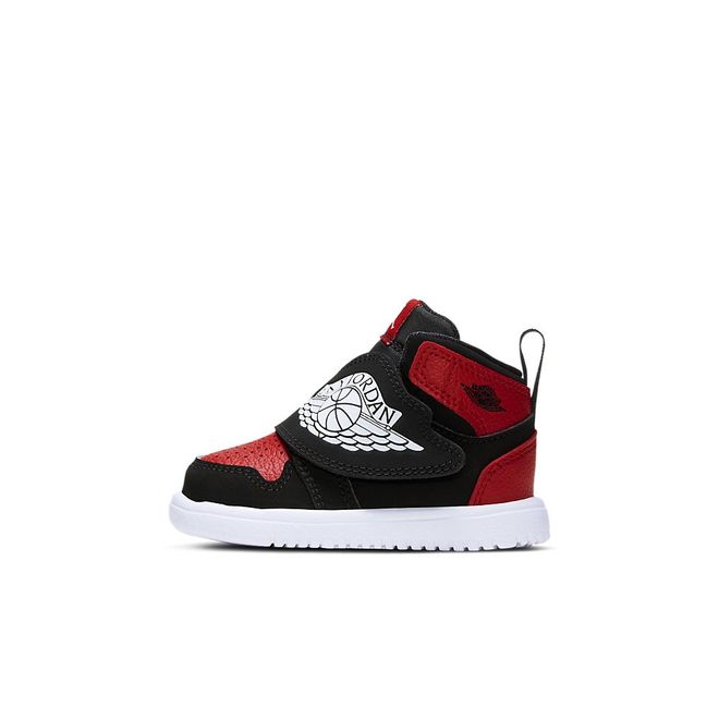 Afbeelding van Nike Sky Jordan 1 Infants Black Gym Red