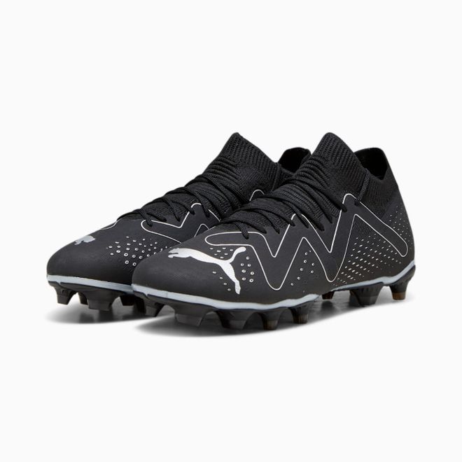 Afbeelding van Puma Future Match FG Voetbalschoenen Black Fire Silver