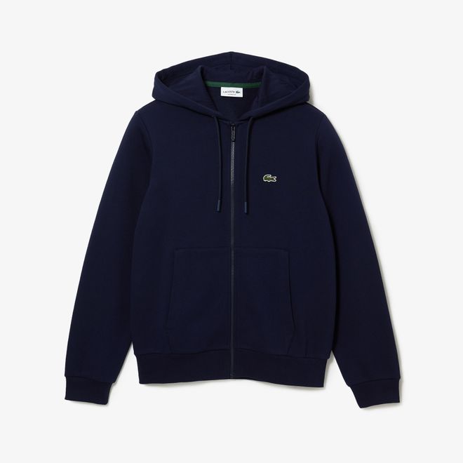 Afbeelding van Lacoste Fleece Sweatshirt met Kangoeroezak Navy