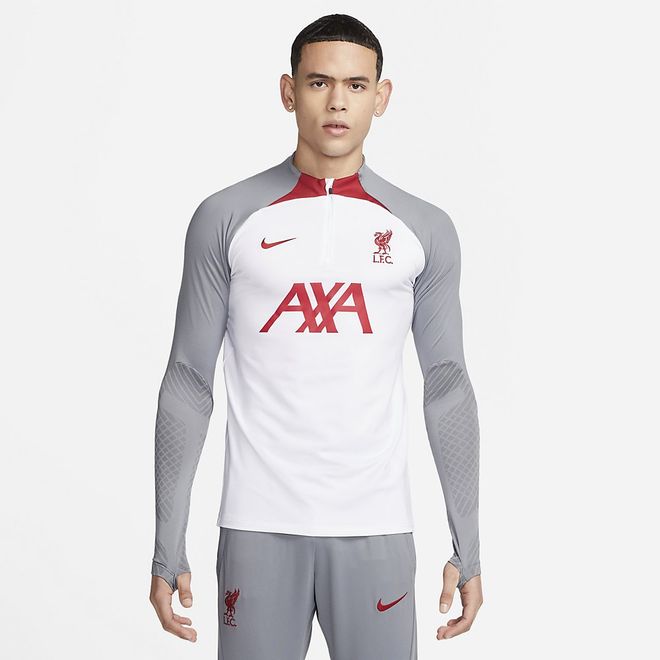 Afbeelding van Liverpool FC Strike Nike Dri-FIT Knit Voetbaltrainingstop White Smoke Grey