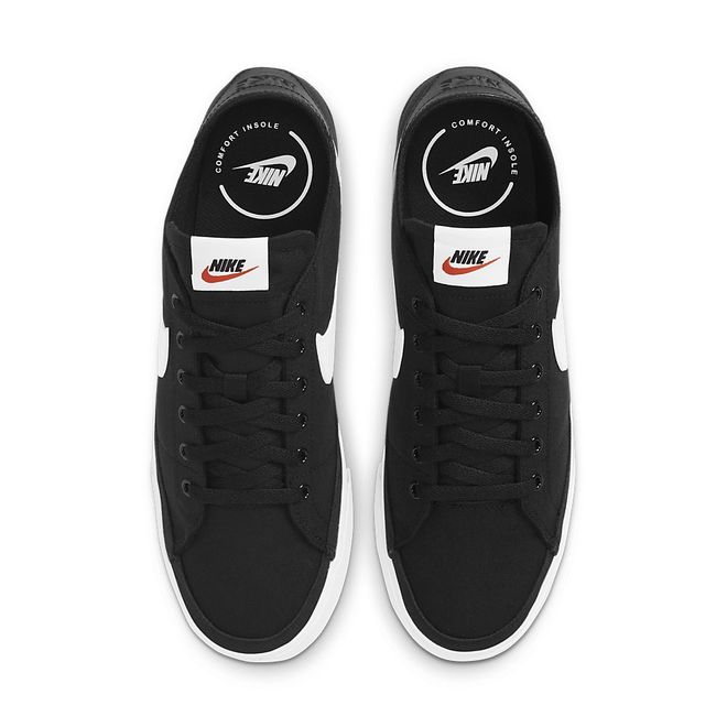 Afbeelding van Nike Court Legacy Canvas Black White