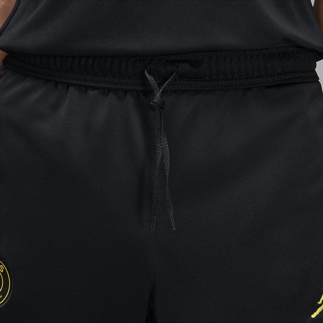 Afbeelding van Paris Saint-Germain Strike Vierde Jordan Dri-FIT Voetbaltrainingspak met Capuchon Black Tour Yellow