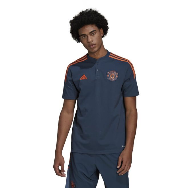 Afbeelding van Manchester United Condivo 22 Polo Set Crew Navy
