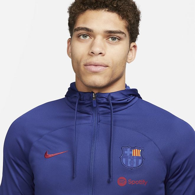 Afbeelding van FC Barcelona Strike Nike Dri-FIT Voetbaltrainingspak met Capuchon