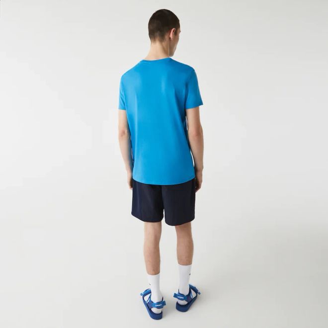 Afbeelding van Lacoste T-shirt met Ronde Hals Turquoise