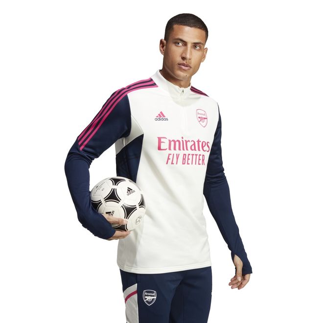 Afbeelding van Arsenal Condivo 22 Training Longsleeve Top Off White Collegiate Navy