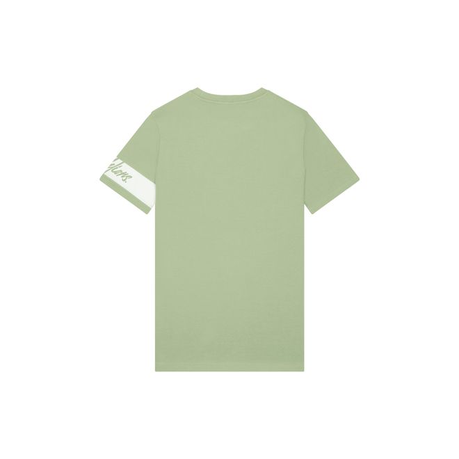 Afbeelding van Malelions Men Captain T-Shirt Green White