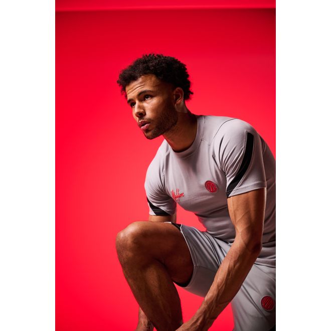Afbeelding van Malelions Sport Pre-Match 2.0 T-Shirt Grey Red