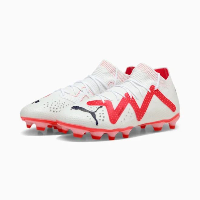 Afbeelding van Puma Future Pro FG Voetbalschoenen White Black Fire Orchid