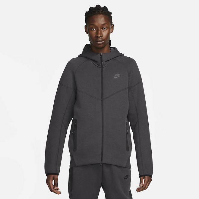 Afbeelding van Nike Tech Fleece Windrunner Hoodie Anthracite Zwart