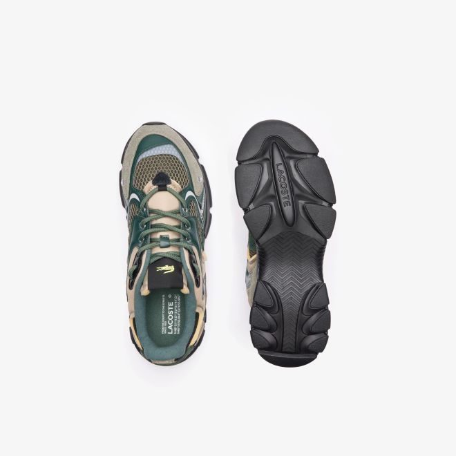 Afbeelding van Lacoste L003 Neo Sneakers van Textiel voor Heren Khaki Dark Green