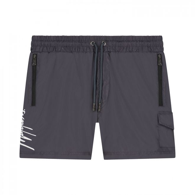 Afbeelding van Malelions Men Signature + Short Set Antra White