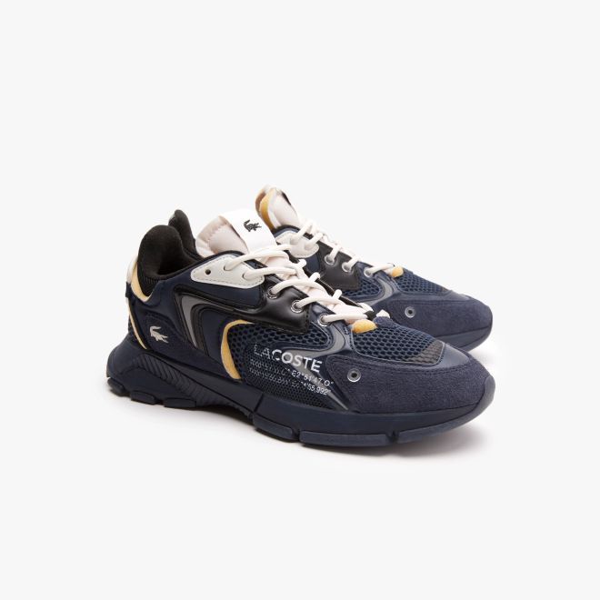 Afbeelding van Lacoste L003 Neo Sneakers van Textiel voor Heren Black Navy