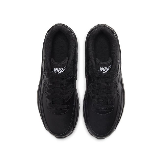 Afbeelding van Nike Air Max 90 Kids Leather Triple Black