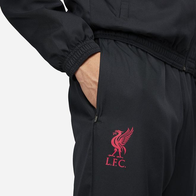Afbeelding van Liverpool FC Strike Uit Nike Dri-FIT Voetbaltrainingspak Black Sirene Red