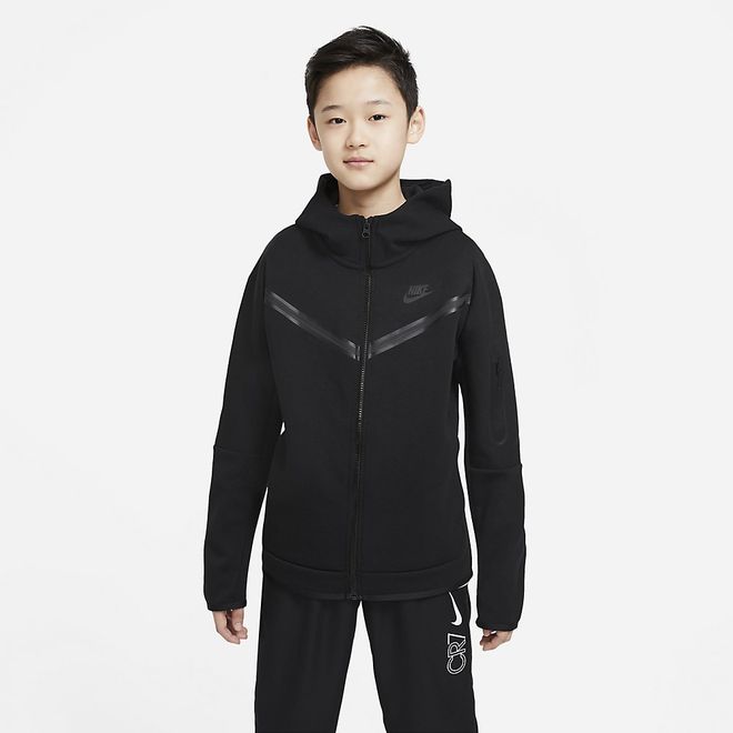 Afbeelding van Nike Sportswear Tech Fleece Hoodie Kids Black