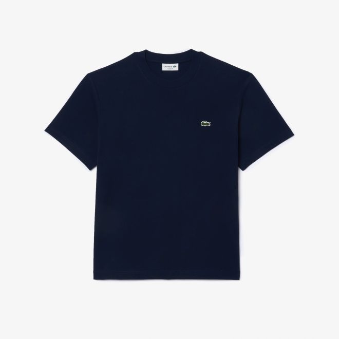 Afbeelding van Lacoste T-shirt Katoen met Ronde Hals 166 Navy Blue