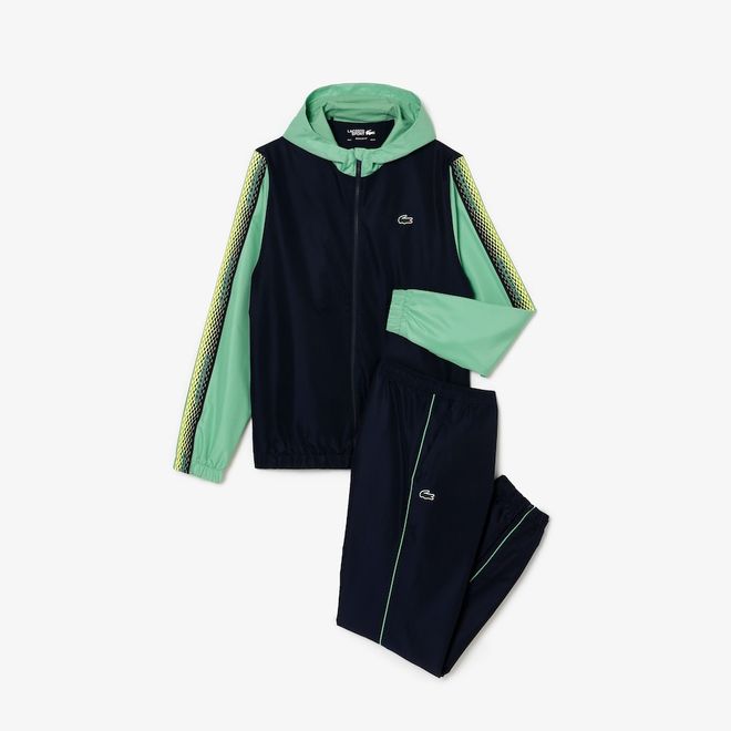 Afbeelding van Lacoste Trainingspak Navy Groen
