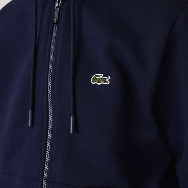 Afbeelding van Lacoste Fleece Sweatshirt met Kangoeroezak Navy