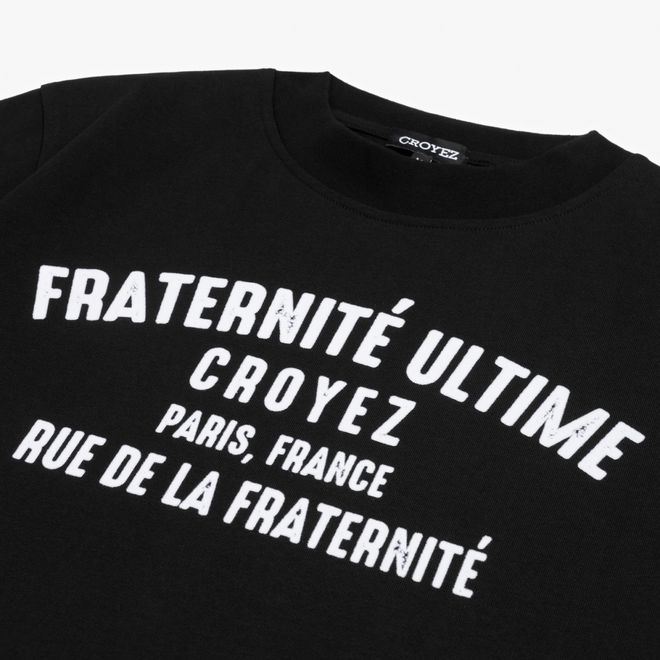Afbeelding van Croyez Fraternité T-Shirt Black White