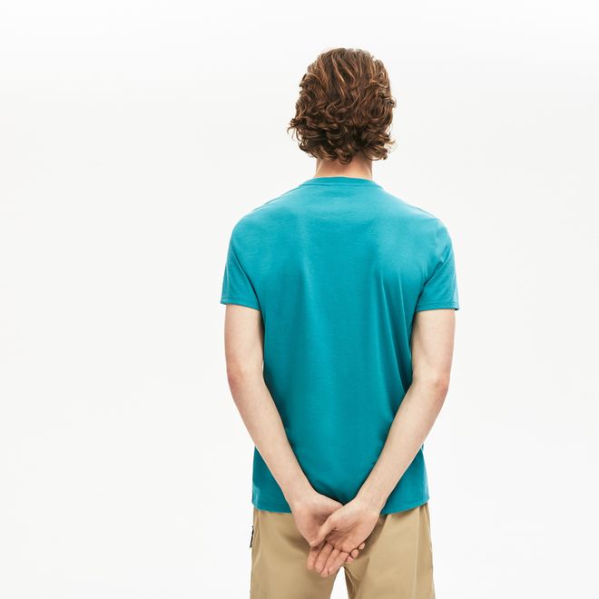 Afbeelding van Lacoste T-shirt met Ronde Hals Blue