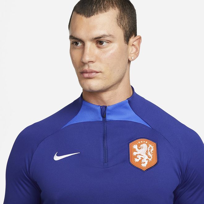 Afbeelding van Nederland Strike Nike Knit Voetbaltrainingstop Deep Royal Blue