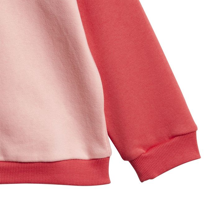 Afbeelding van Adidas Linear Fleece Joggingpak Infants Glory Pink