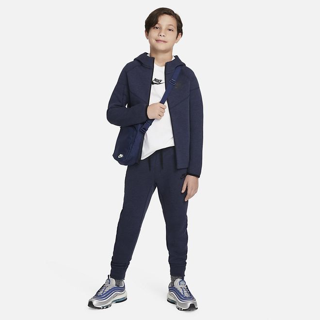 Afbeelding van Nike Sportswear Tech Fleece Hoodie Kids Obsidian Heather