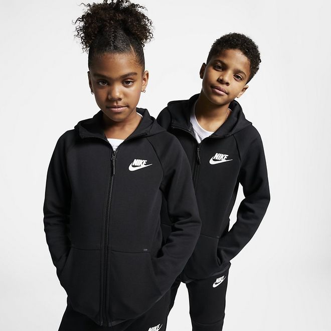 Afbeelding van Nike Sportswear Tech Fleece Black Kids