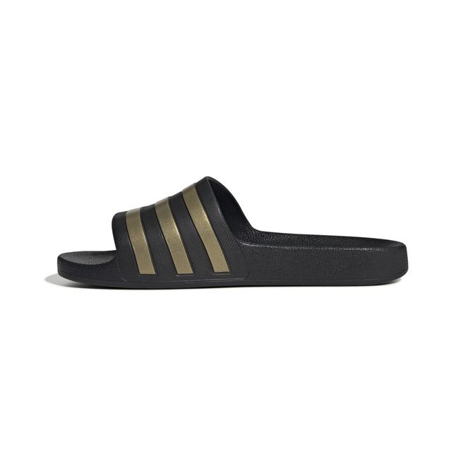 Afbeelding van Adidas Adilette Aqua Slippers Black Gold Metallic