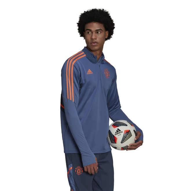 Afbeelding van Manchester United Condivo 22 Training Longsleeve Set Crew Blue