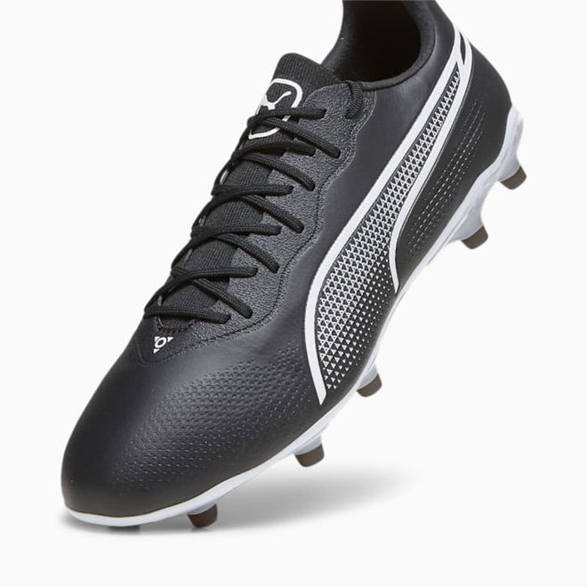 Afbeelding van Puma King Pro FG Voetbalschoenen Black White