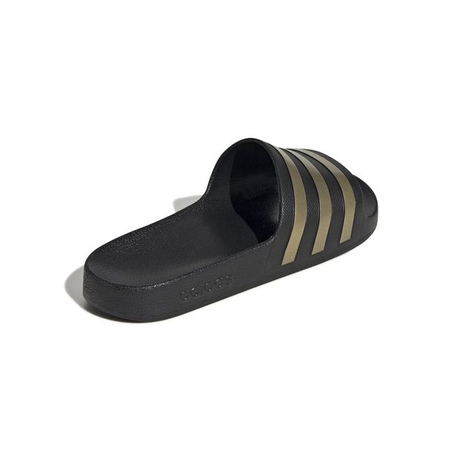 Afbeelding van Adidas Adilette Aqua Slippers Black Gold Metallic