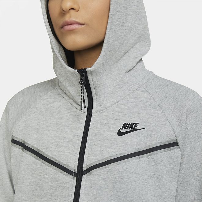 Afbeelding van Nike Sportswear Tech Fleece Hoodie WMNS Dark Grey Heather