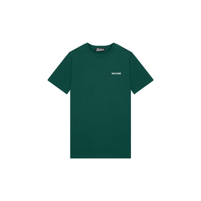 Afbeelding van Malelions Men Logo T-Shirt 2.0 Dark Green
