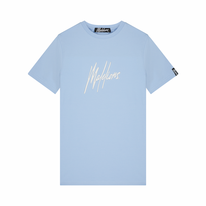Afbeelding van Malelions Men Signature + Short Set Light Blue