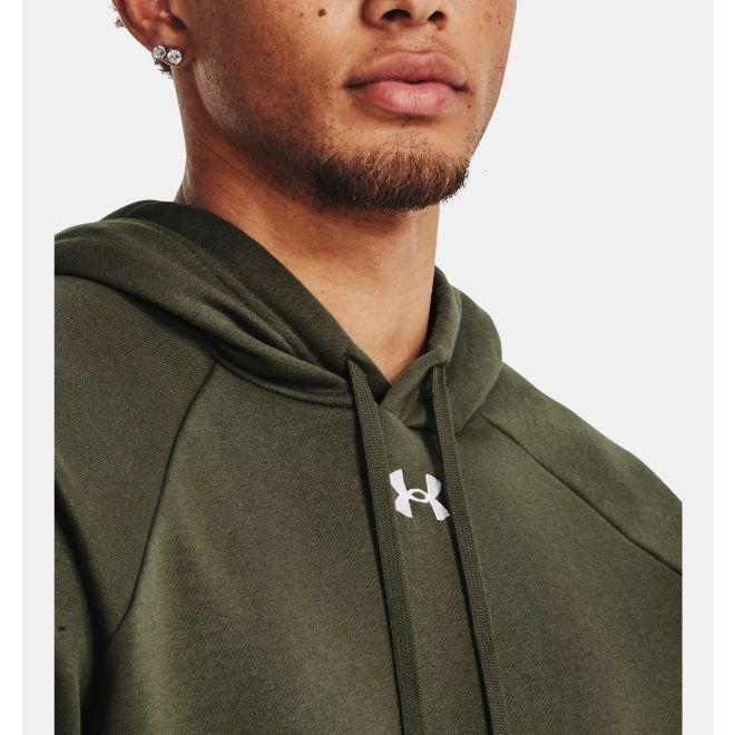 Afbeelding van Under Armour Rival Fleece Herenhoodie Marine OD Green White - 390