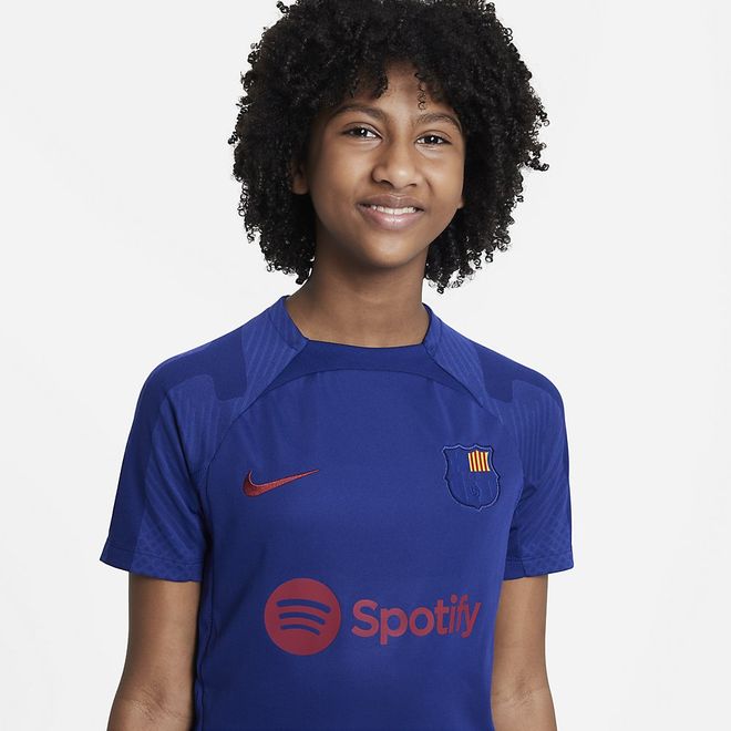 Afbeelding van FC Barcelona Strike Nike Dri-FIT Voetbaltop Kids Deep Royal Blue