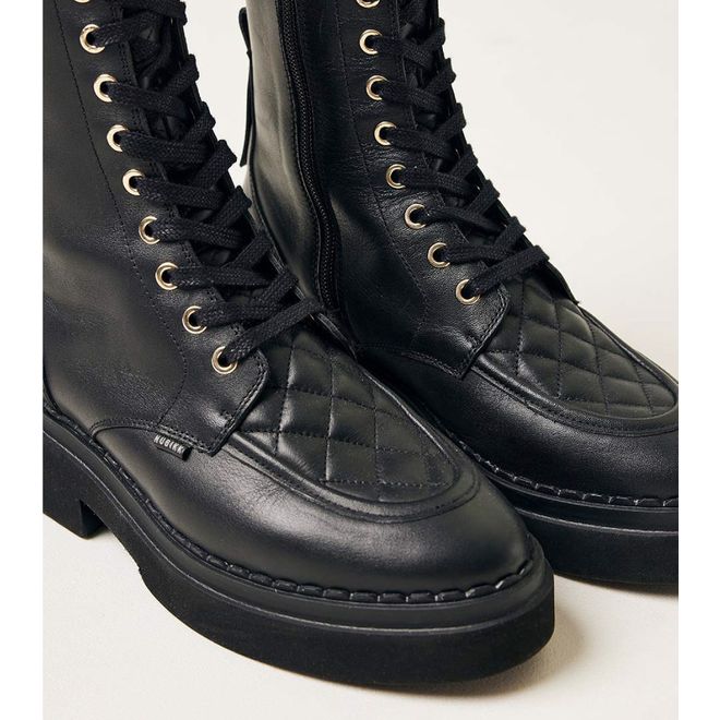 Afbeelding van Nubikk Finn Aubine Ladies Ankle Boot Black Leather