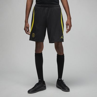 Foto van Paris Saint-Germain Strike Nike Dri-FIT Voetbalshorts Black Tour Yellow