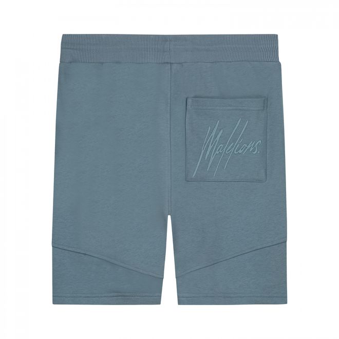 Afbeelding van Malelions Men Essentials T-Shirt + Short Set Vintage Blue