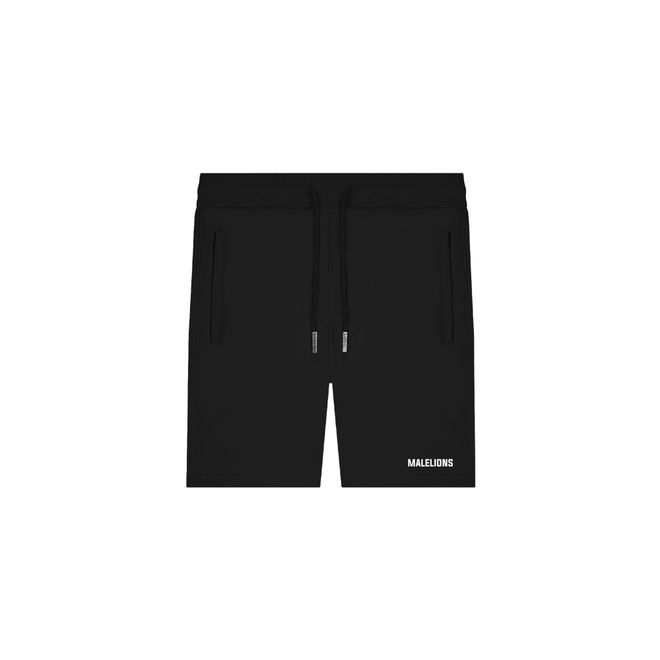 Afbeelding van Malelions Men Logo Short 2.0 Black White