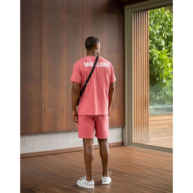 Afbeelding van Malelions Men Logo Short 2.0 Red White